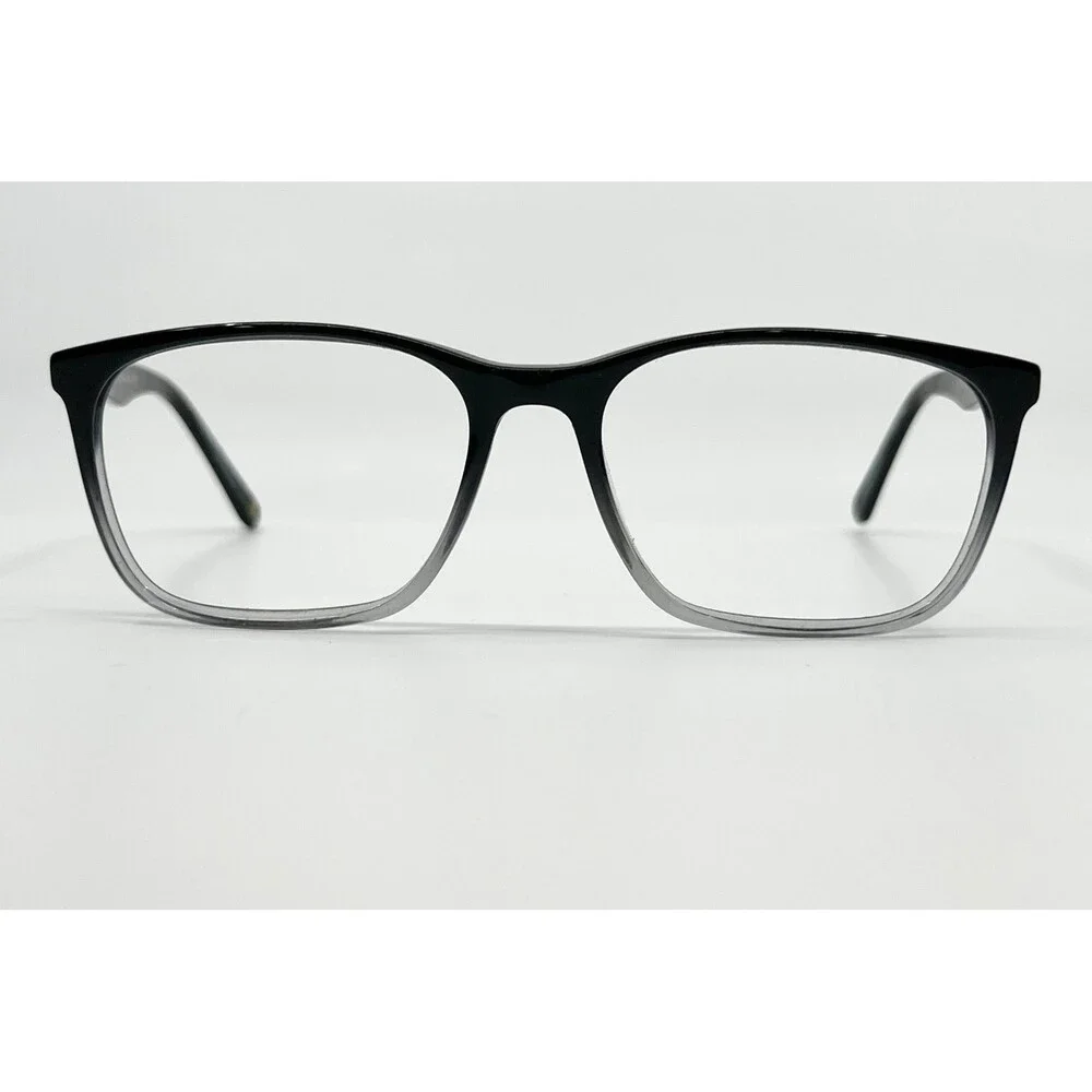 Randy Jackson Eyeglass Frames Mens Black Grey Ombre Signature 3018 53-17-145